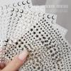 Aha Dreamy Stars & Moon Nail Stickers: Gold, Silver, Black, White Decorations