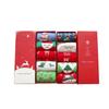 Christmas Cartoon Gift Box: Women's Mid-Calf Festival Socks, Red Stocking