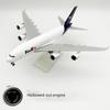 A380 30cm 1/240 Scale Fedex Airplane Resin Simulation Model With Aircraft Wheels & Base Toys Plane Office Decoration