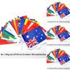 Multi-cultural Party Hanging Decor 50-100pcs Flags Of Different Assorted Countries