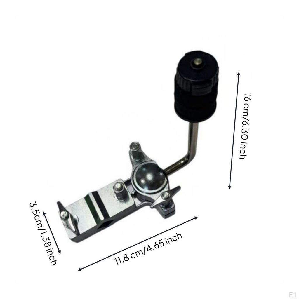Single Arm Drum Clamp Quick Release Cymbal Stand Adjustable Mounting Bracket for