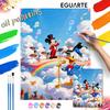 Oil Paint Digital Painting Art Kit Musical Orchestra Rainbow FillIn Painting Home Decor