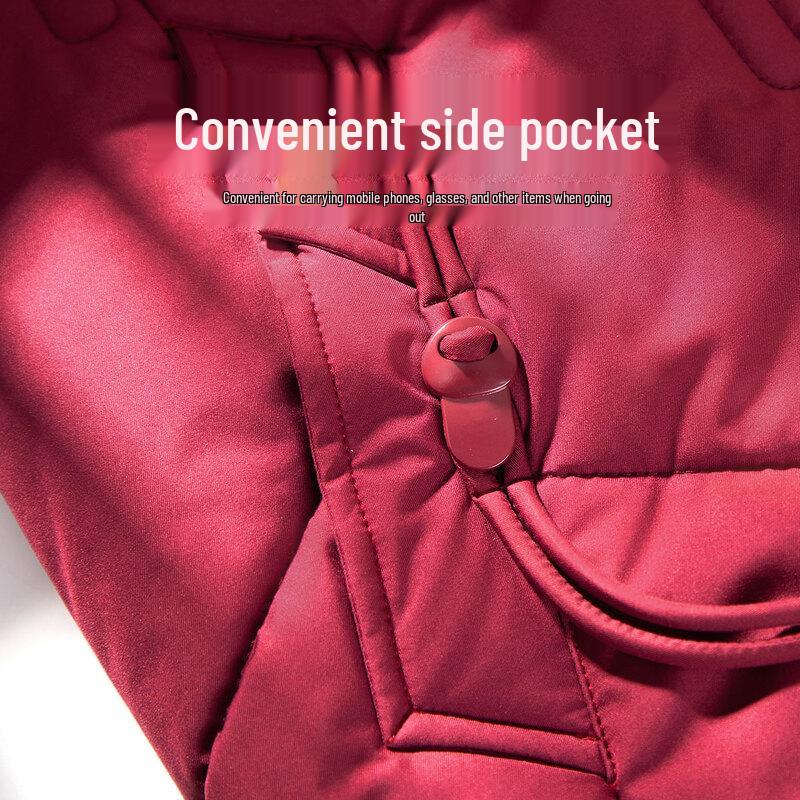YUZHAOLIN Women's Plus Velvet Thickened Winter Padded Jacket