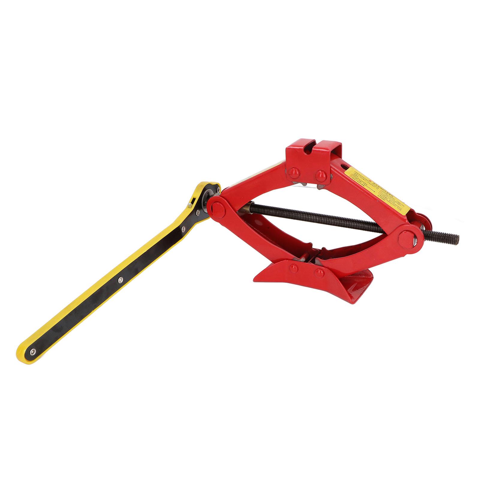 

Комплект ножничного домкрата с рукояткой для облегчения работы, портативный для подъема автомобиля, грузоподъемность 1763 фунта (0,8 тонны)