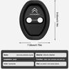 2/4PCS Silicone Car Badge Door Lock Cover Sticker For Citroen C4 C1 C5 C3 C6 C5 C8 DS C-ELYSEE VTS C4l Xantia DS3 Accessories