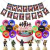 Birthday Boys Kids Party Supplies Decor Suit Banner Balloon Cake Topper