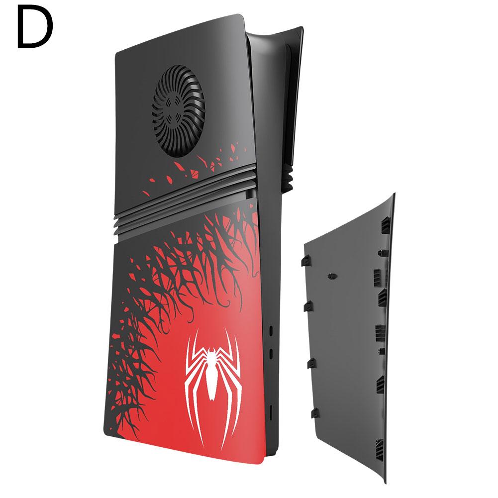 Für Playstation5 Pro Limited Edition Spider Harte Frontplattenabdeckung Premium ABS Ersatzschale Zubehör für PS5 Konsolenabdeckung