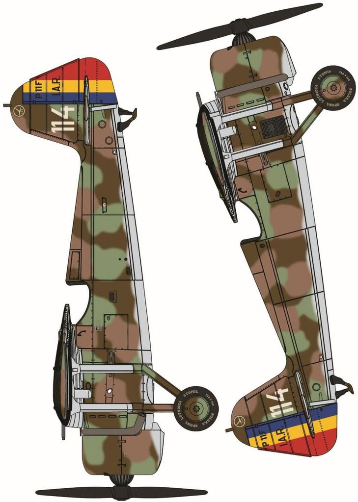 Toromodel Romanian Air Force Plastic Model Kit Decal TRMED48035 1/48 PZL/IAR P.11F Decal, Polish-Made Fighter, (Airplane)