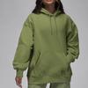 Jordan Solid Color Logo Hoodie Long Sleeve Women Tops Green FB5111-340