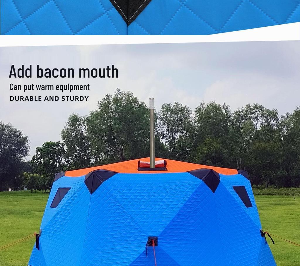 Winter Warm Tent: Insulated Cotton Ice Fishing & Camping Shelter