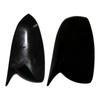 Glossy Black 1 Pair Car Side Wing Mirror Cover Caps For Skoda Fabia 2008-2014 Rearview Mirror Cover Shell Case Trim Add On