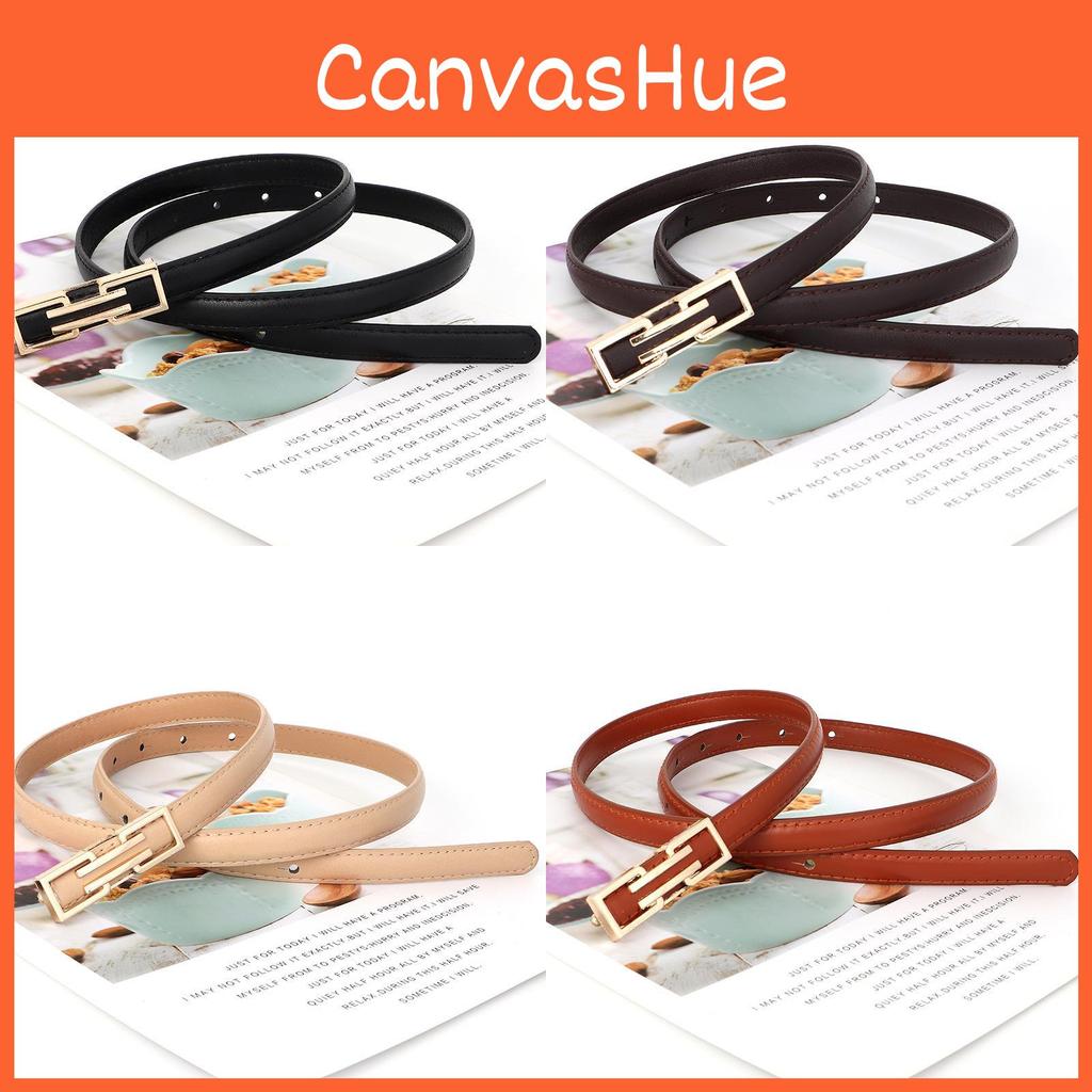 Womens Elegant Pu Leather Belt With Geometric Design And Smooth Buckle For Everyday Use