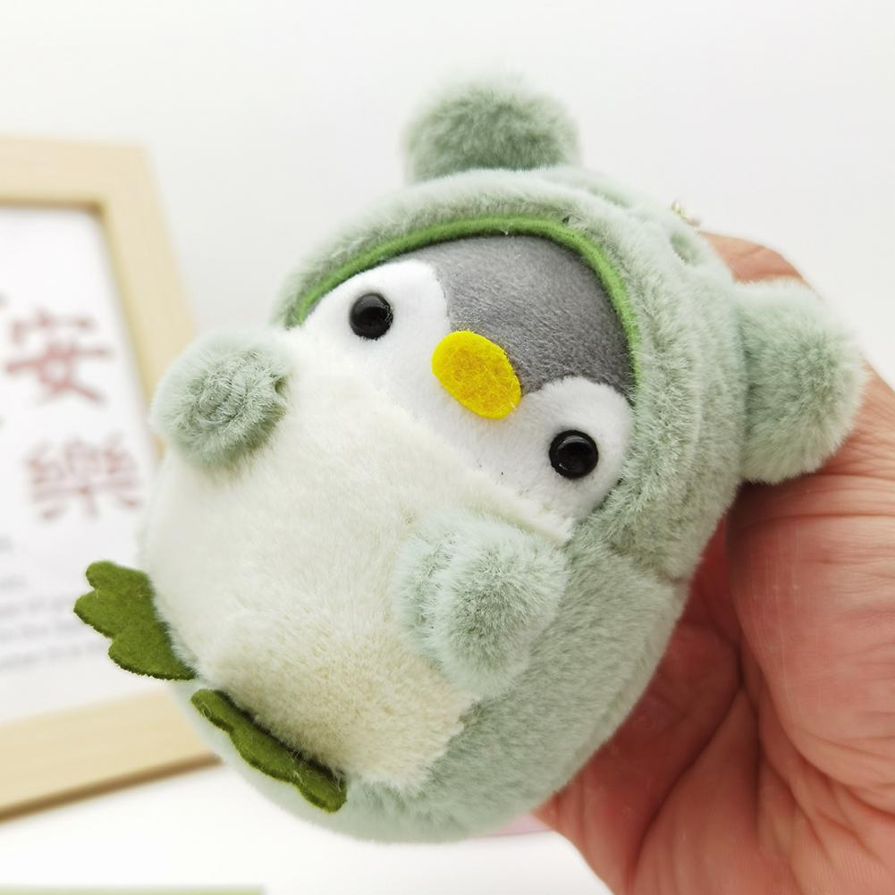 

Милый мультяшный пингвин, плюшевые куклы, игрушки, брелок для ключей, сумка, кулон, детская игрушка, подарки на день рождения, мини-животное, плюшевая кукла, брелок для ключей зелёный