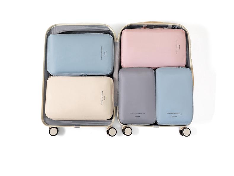 Waterproof Travel Storage Set: Compression Bags for Pajamas & Underwear - Ideal for Business Trips & Suitcases