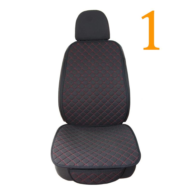 Universal Car Seat Cover Protector Linen Front Back Flax Summer Cushion Pad Mat Auto Sedan Suv Pick-up Car Interior Accessories