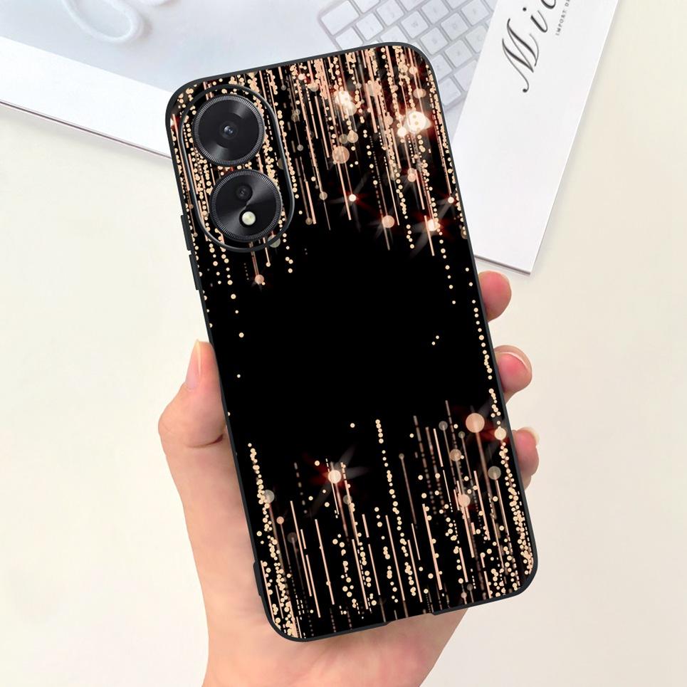 For OPPO A17 A17K Phone Case Flower Astronaut  Soft Silicone Matte Cover For Coque OPPOA17 OPPOA17K A 17 17K Fundas Shockproof