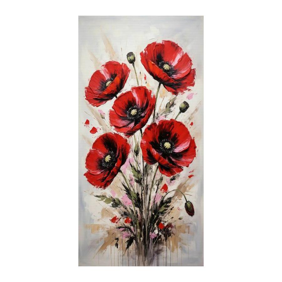 Colorful Flowers Large Size Diamond Painting Peony Rose Lily Diy Full Square Round Drill Rhinestone Embroidery Mosaic Cross Stitch Kits Wall Decor