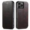 SUTENI J05 For iPhone 16 Pro Max Case Compatible with MagSafe Textured PU Leather Flip Phone Cover