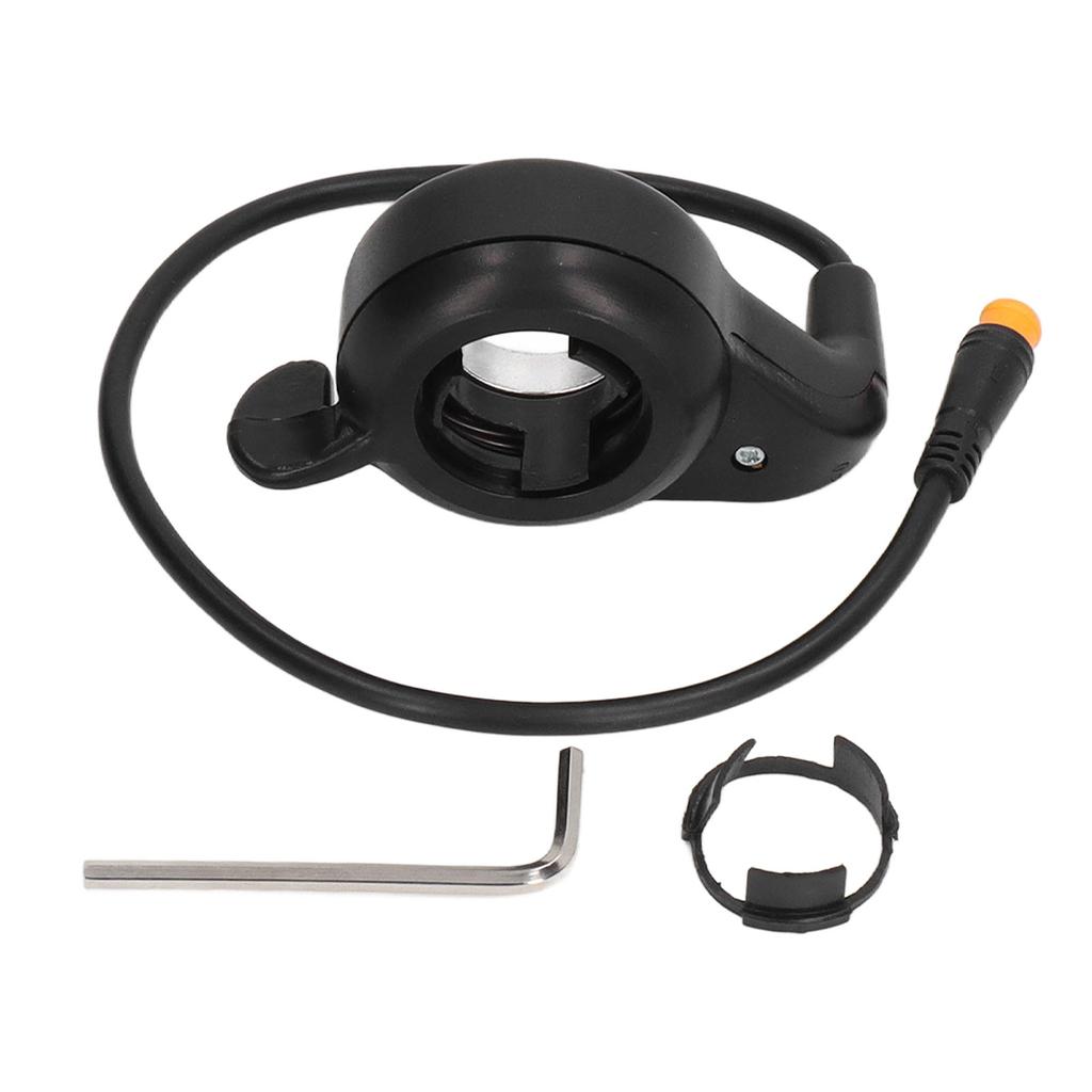 Electric Bike Thumb Throttle ABS Metal Waterproof Connector Bicycle Accessories Fit for 24V to 72V Electric Scooter