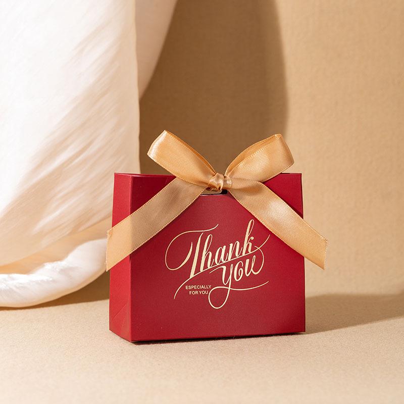 2025 European Style Wedding Candy Handbag Box - Elegant and Fresh Design