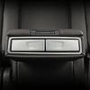 Carbon Fiber Pattern Car Rear Armrest Water Cup Button Cover Sticker For Mercedes Benz A GLE GLS GLB Class Interior Accessories