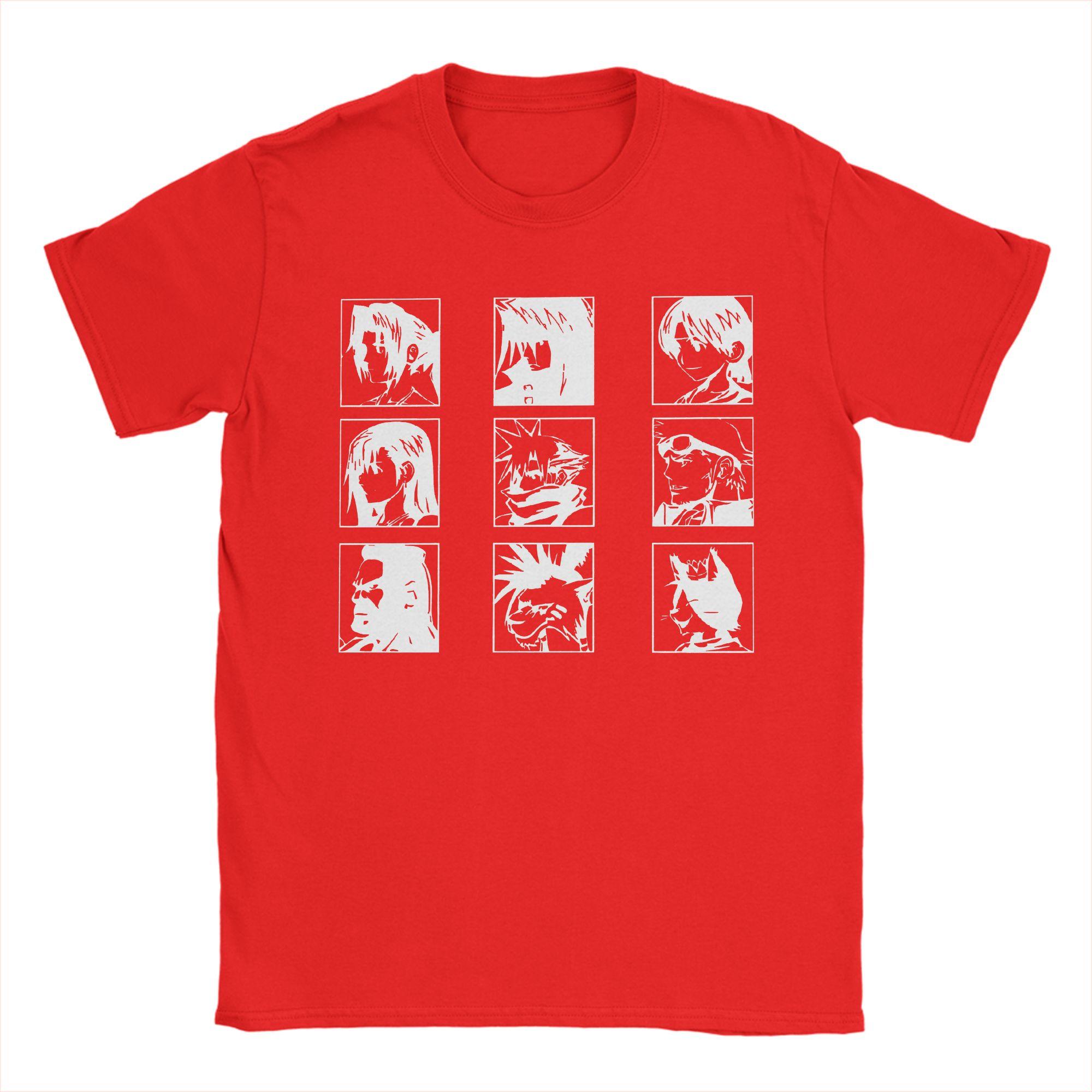 Unisex TShirts Starry Night Remake FINAL FANTASY Humor Pure Cotton Tee Shirt Short Sleeve  T Shirts Crew Neck Tops Unique S