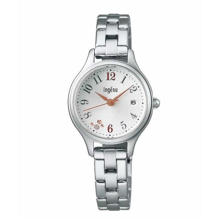 SEIKO Alba ingenu Happy Seven AHJK464 Women s Quartz Watch White Dial Metal Bracelet