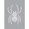 Pochoir adhésif pour tissu Araignée maori A4