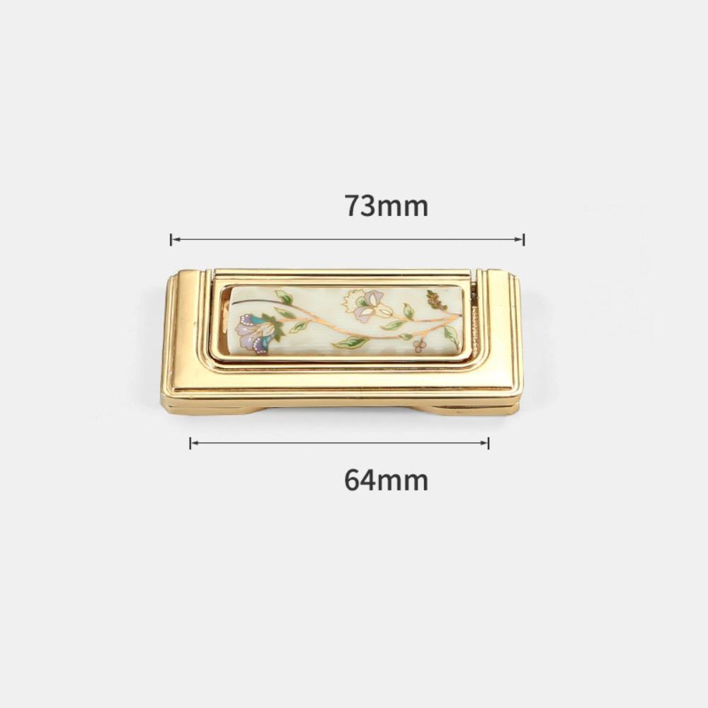 Zinc Zinc Zinc Alloy Gold Kitchen Cabinet Handle Light Luxury Ceramic Drawer Pulls  Wardrobe