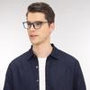 LENSKART BLU | Zero Power Blue Cut Computer Glasses | Gaming Glasses | Anti Glare  | UV Protection Specs | Men & Women | Medium | LB E13526