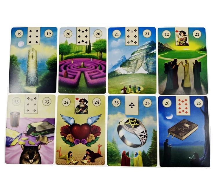 Pagan Lenormand Oracle Cards Full English Classic Board Games