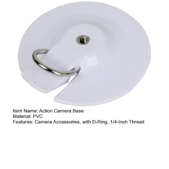 Bază de Montare pentru Cameră de Acțiune pe Placă de Surf cu Inel D Filet de 1/4 Inch Suport pentru Cameră Sportivă pe Caiac SUP Paddle Board Accesorii Cameră