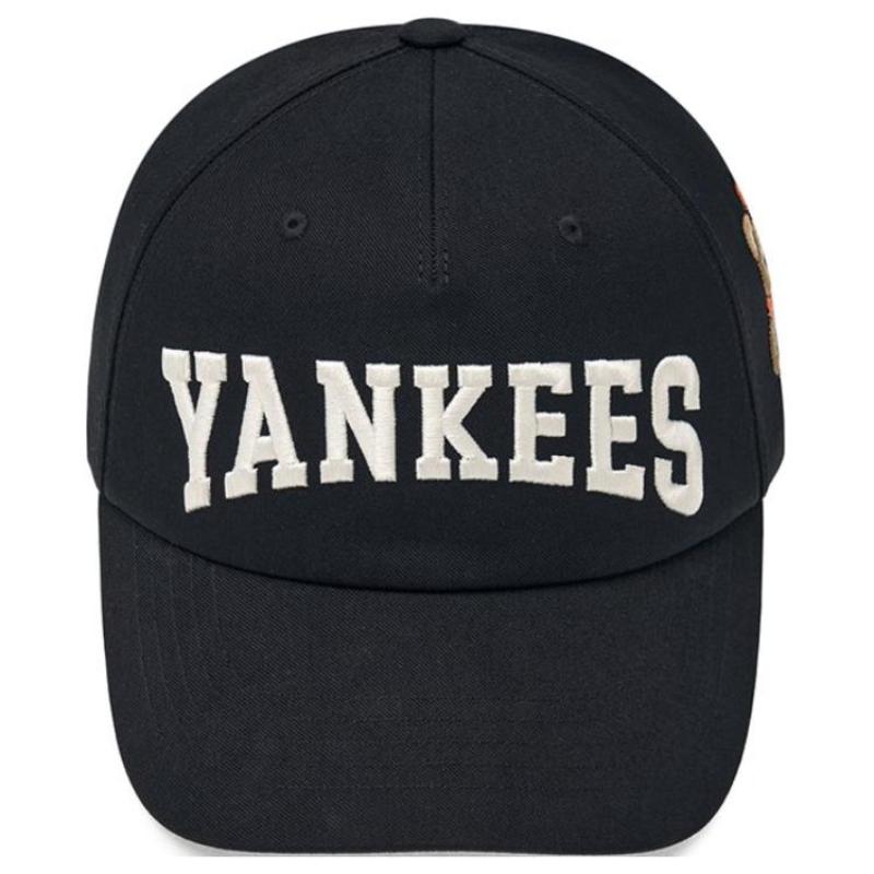 MLB Polyester Baseball Caps Unisex Black Fashion 3ACPMB04N-50BKS