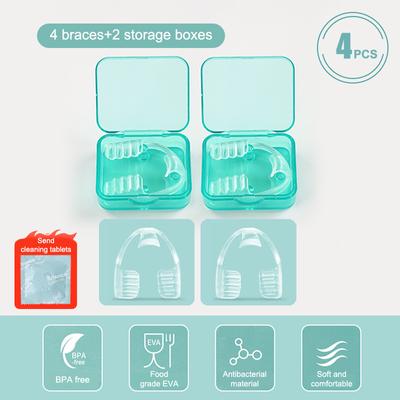 Mundpflege Zahnspange Mundschutz Bruxismus Schiene Nachtzähne Zähneknirschen Mit Verhindern Backenzahnspangen