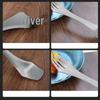 NuFeng Titanium 3-in-1 Portable Picnic Fork Spoon