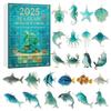 Christmas Advent Calendar Marine Life Acrylic Decorations For Holiday Party And Gift Giving