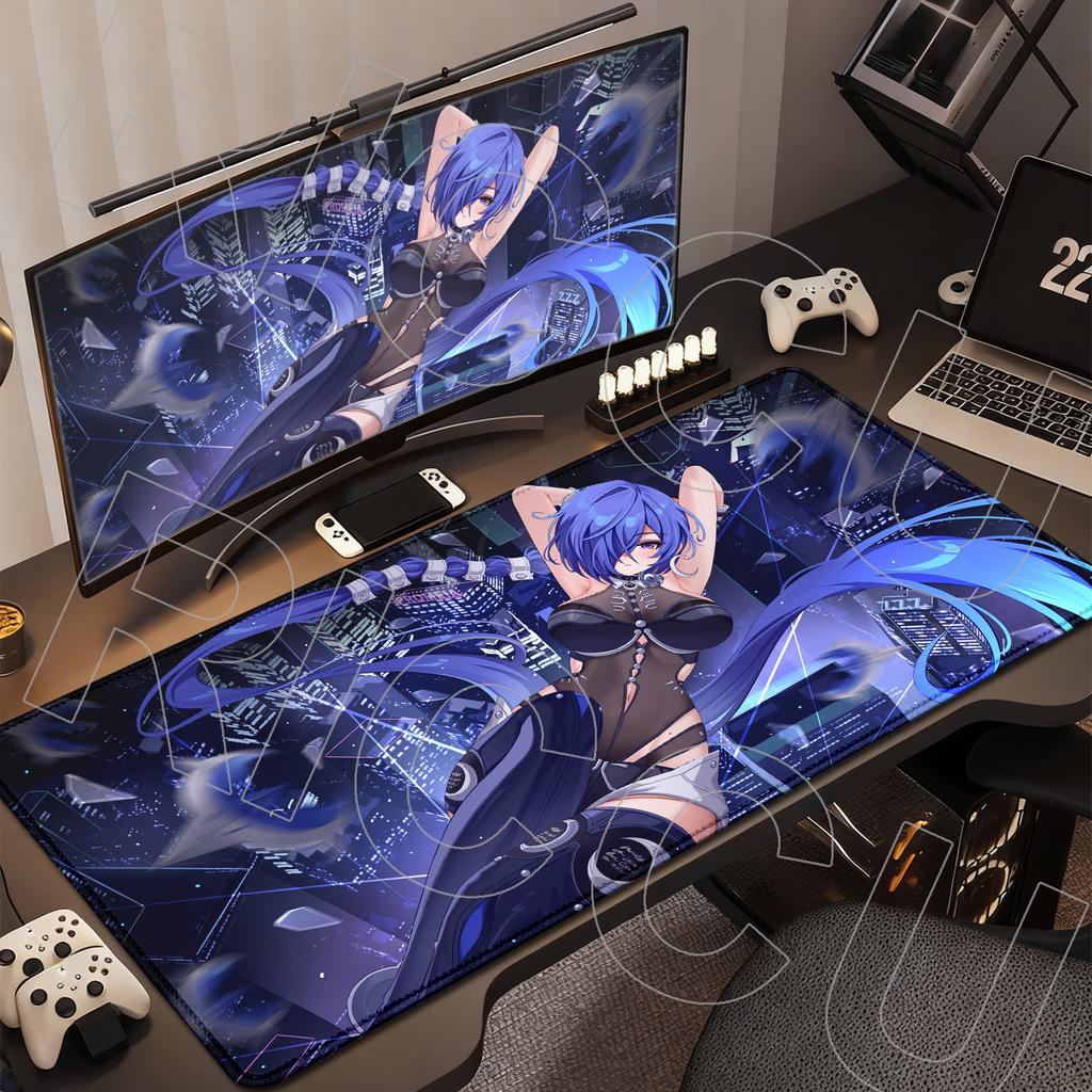 Tapis de Souris XXL Impression HD Set de Table Zenless Zone Zero ZZZ Promeia Accessoires PC kawaii Fille Anime Tapis de Souris Bureau Tapis de Bureau
