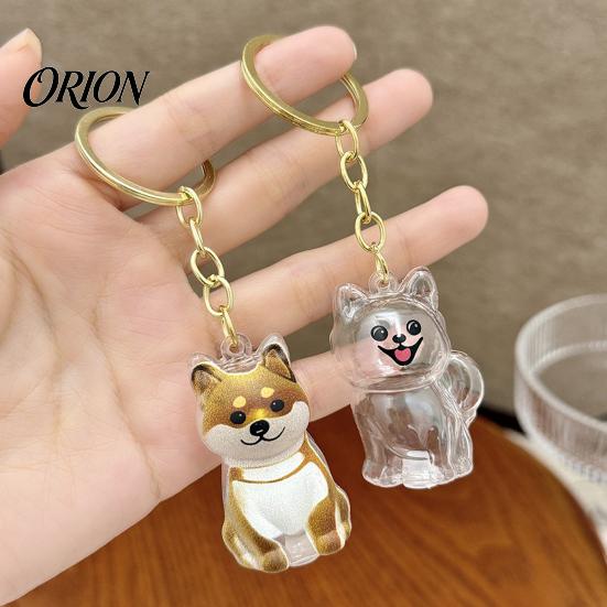 Pet Loss Sympathy Gift Hair Memorial Keychain, Dog Keepsake Holder, Transparent Jewelry Bottle Pendant, Portable Commemorative Charm for Keys
