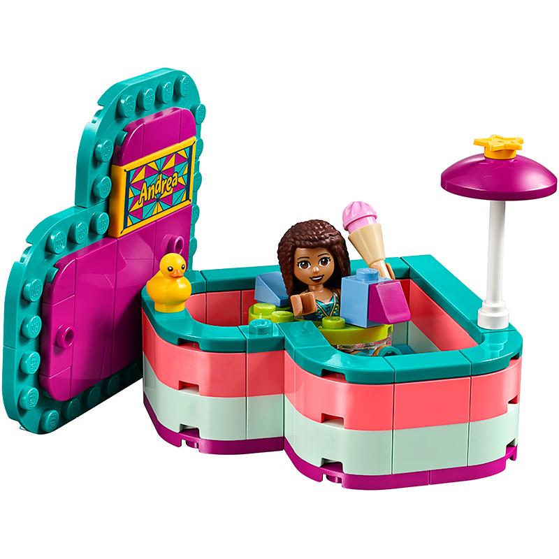 LEGO 41384 Caja Corazón de Verano de Andrea Bloques de Juguete
