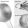 6pcs/set Stainless Steel Measuring Spoons Set Measuring Spoons for Baking Sugar Coffee Measure Scoop Kitchen Meters Kit LS006