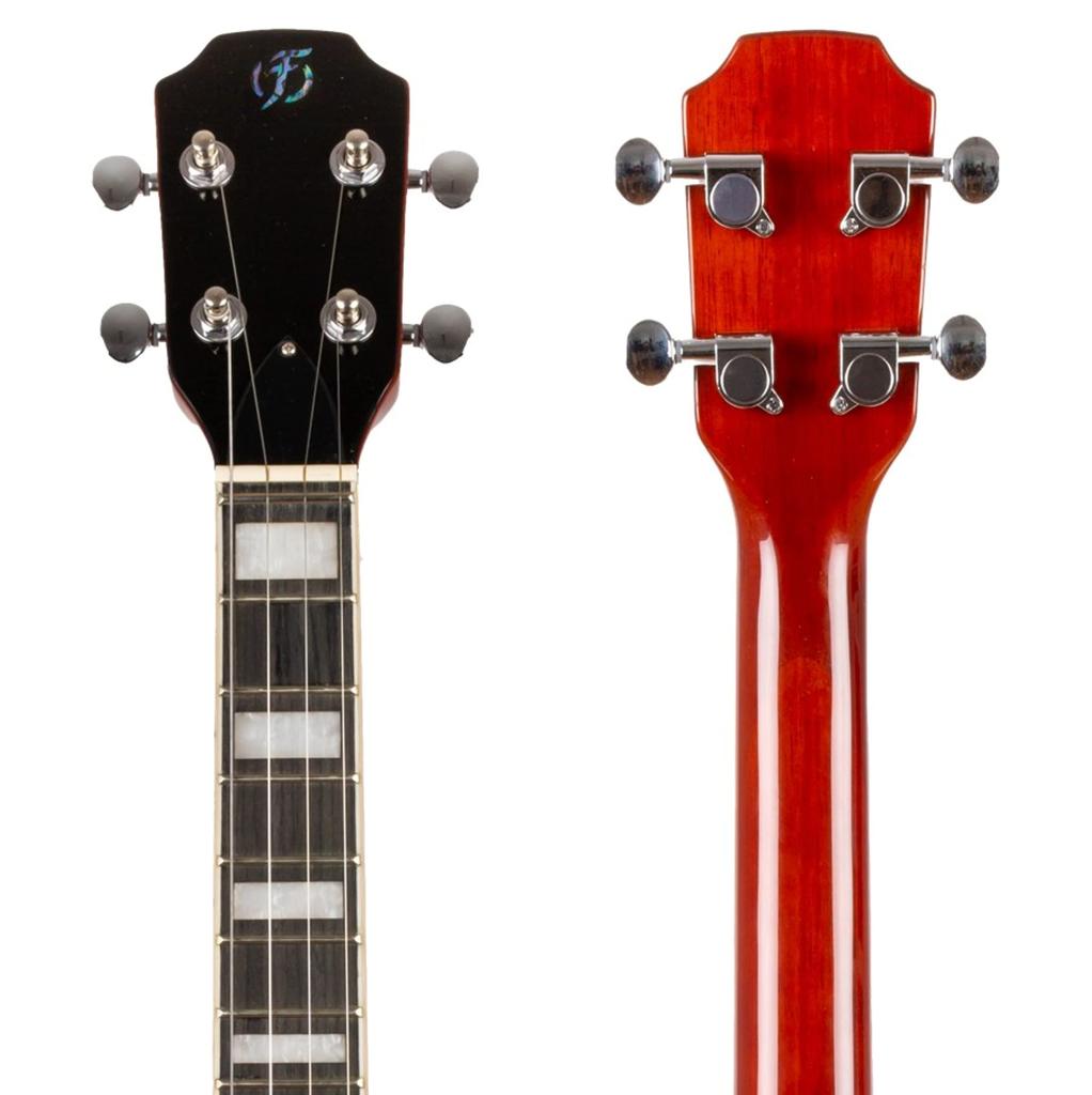 Flight Rock Series Electric Ukulele Centurion Gold Top (4-String Guitar) FUR-CT-GT