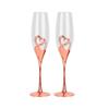 Heart-shaped Champagne Glass Gift Goblet Lead-free Crystal Glass Household Gift Wedding Couple Cup Box 2 Pcs