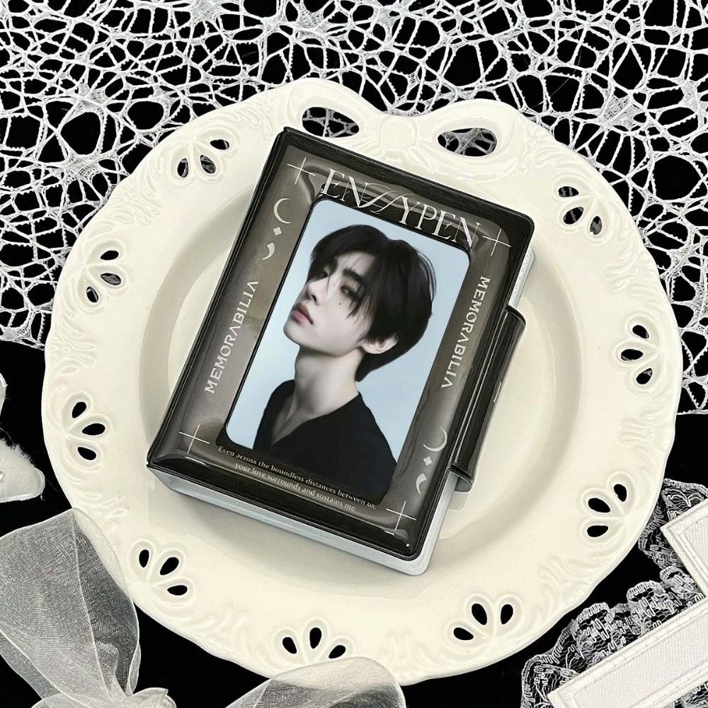 Blue Ice Rain Photocard Binder 3 Inch Mini Postcard Book INS Card Album