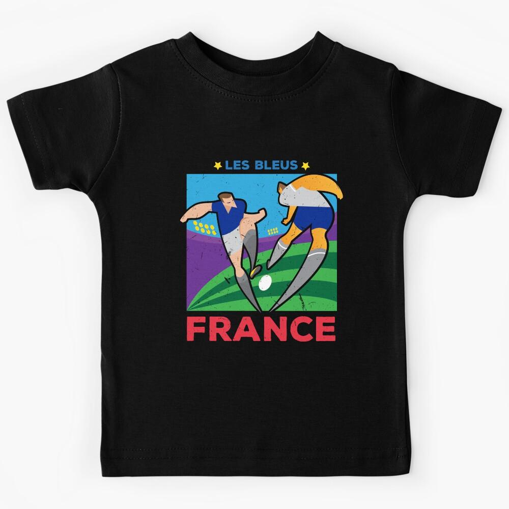 Classic France Poster World Soccer Cup 2018 Russia France Team Jersey Kids T-Shirt 100