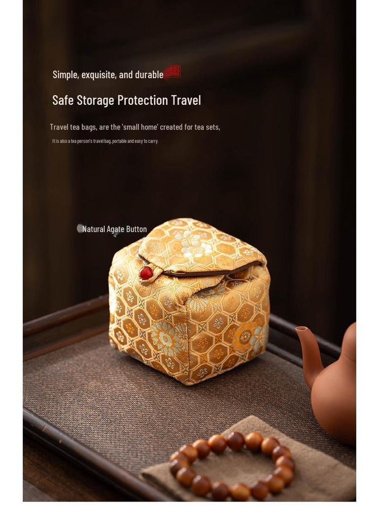 Xiangyunsha Portable Kung Fu Teacup Storage Pouch