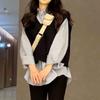 Herfst Mouwloos V-hals Gebreid Trui Vest Dames Winter Losse Casual Effen Basis Truien Dames Gilet Elegant Eenvoudig Kantoor Dames Vesten 25051