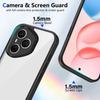 KEYSION Custodia Trasparente per Telefono per HONOR 400 400 Pro 5G Silicone+PC Cover Posteriore Trasparente Antiurto per Huawei Honor 400 Lite