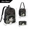 3Pcs The Coffin Of Andy And Leyley Backpack Set for Girls Boys Pen Bags Bookbag Sets with Lunch Box For School Students Daypack