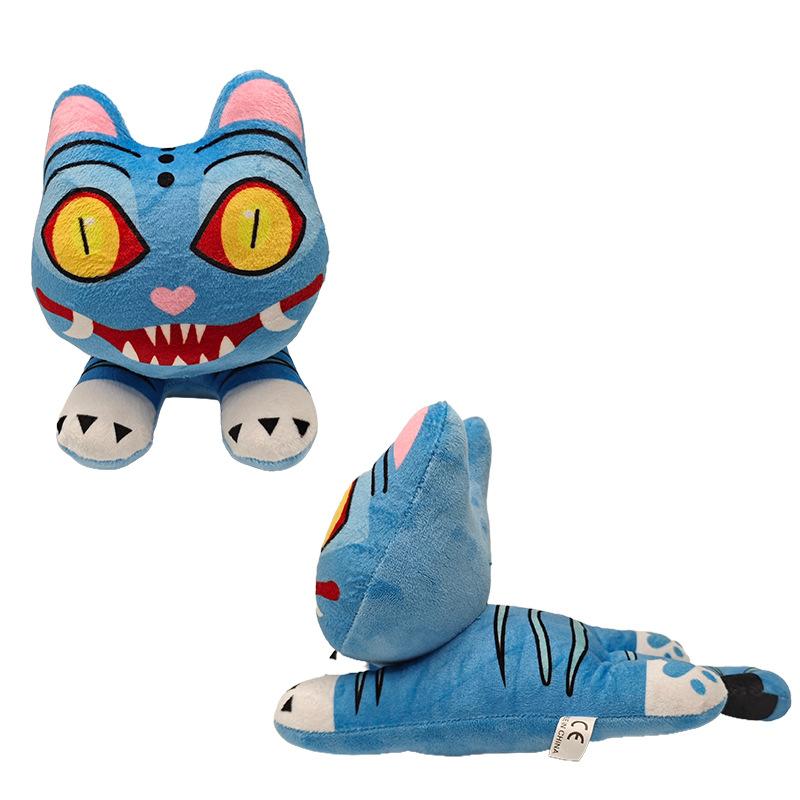 2026 Anime Kpop Demons Hunters Plush Cute Purple Tiger Black Hat Magpie with 3 Eyes Monster Hunt Girl Group Doll for Fans Gifts