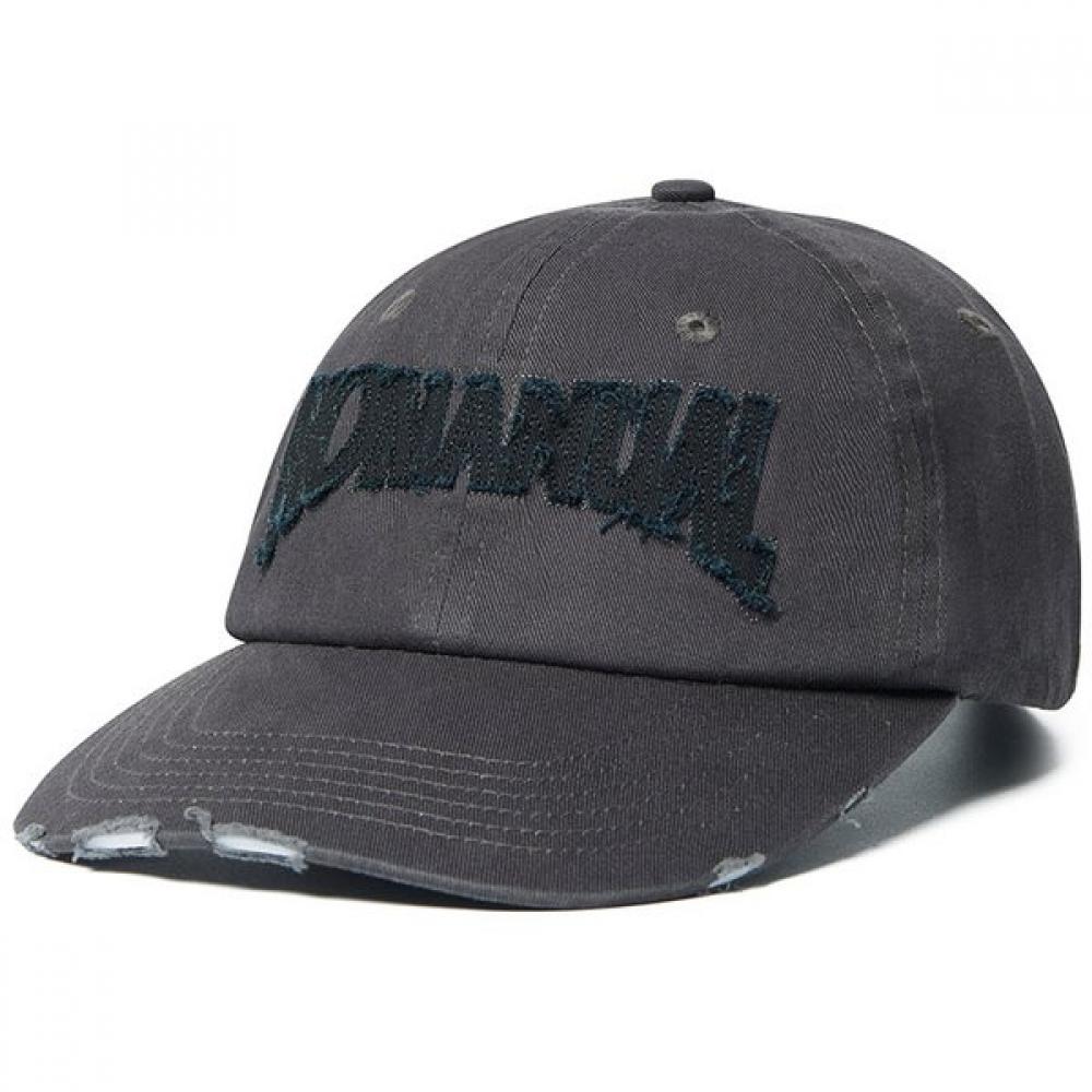 

N.p Damaged Ball Cap Charcoal FREE